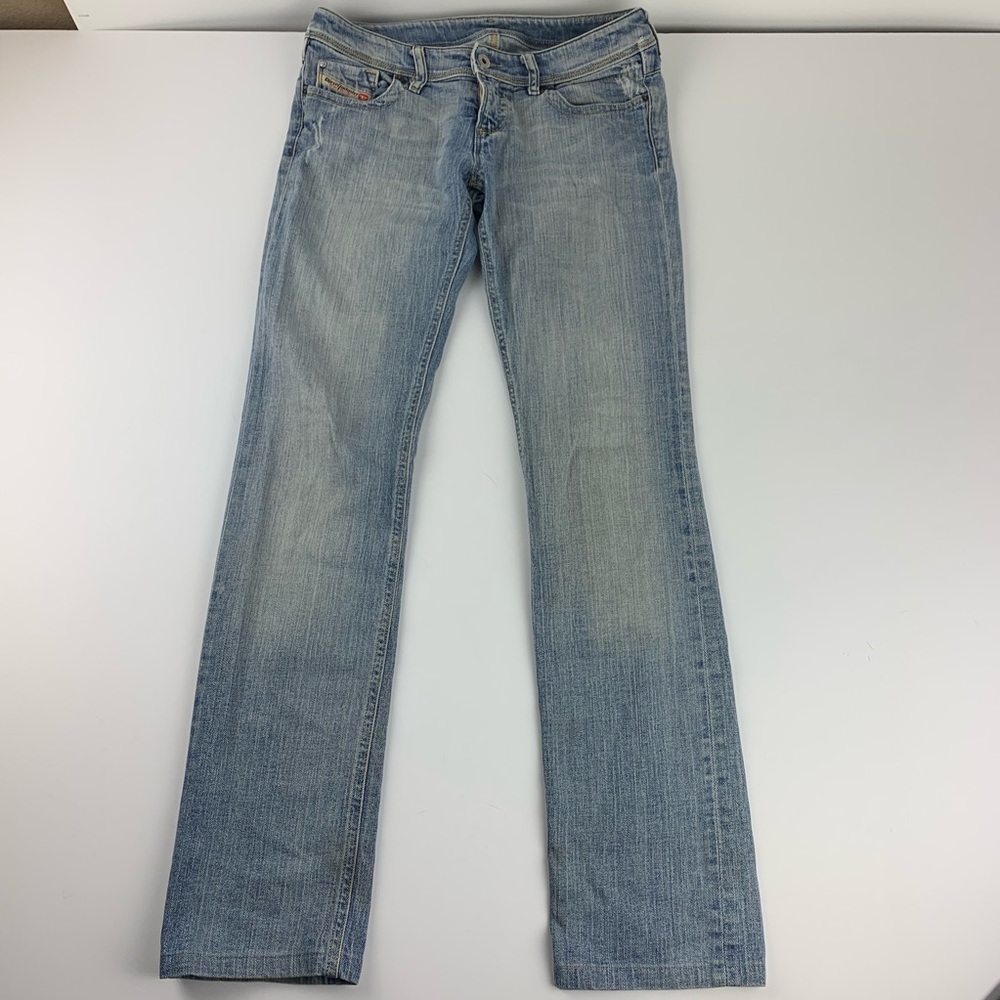 Diesel Womens 26 Jeans Low Rise Straight Slim